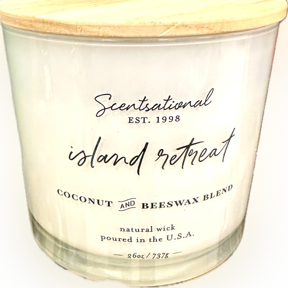 Scentsational Island Retreat 3 Wick Candle 90 Hours